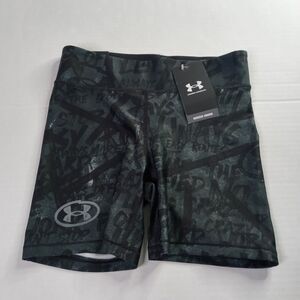 Under Armour Women's Alter Ego Heatgear Middy Compression 5” Shorts Size S Camo